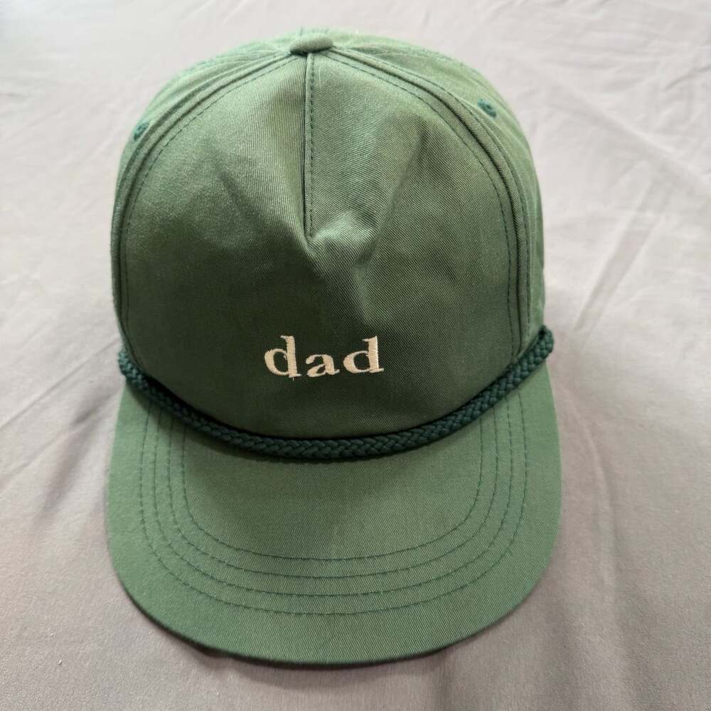 Dad Green Rope Snapback Hat Yupoong The Classics Retro Grandpa Cap